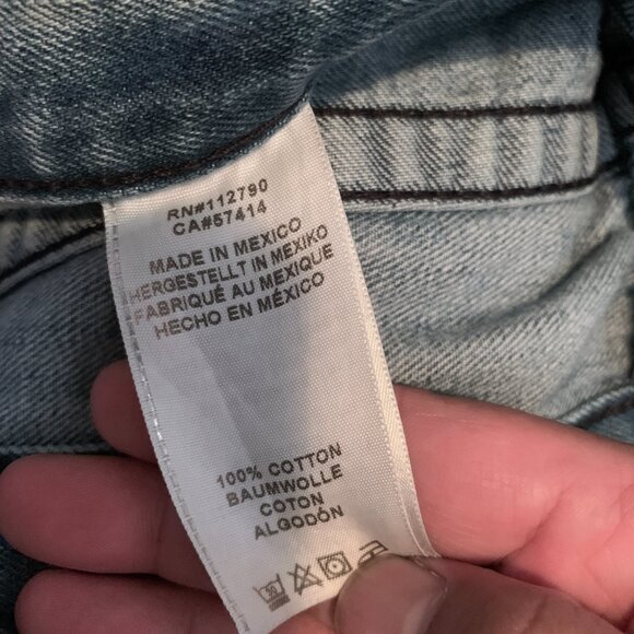 True Religion Straight Flap Cutoff Men's Denim Jean Shorts - Picture 5 of 6